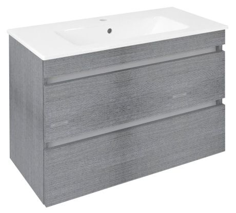Przejdź do produktu EZARA szafka pod umywalkę 78x54x39cm, dąb srebrny