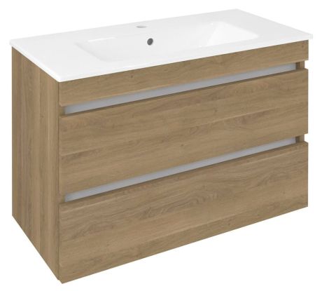 Przejdź do produktu EZARA szafka pod umywalkę 78x54x39cm, dąb cuneo
