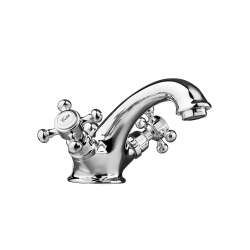 Bateria umywalkowa Retro stojąca Reitano Atea R317 chrom