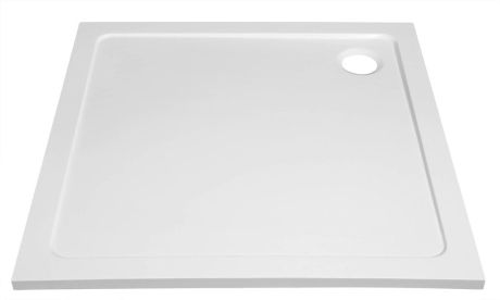 Przejdź do produktu TECMI brodzik prysznicowy kompozytowy, kwadrat 70x70cm, biały