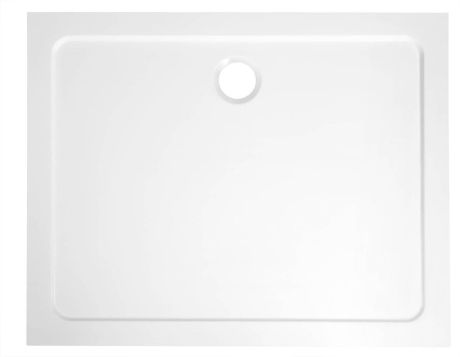Przejdź do produktu TECMI brodzik prysznicowy kompozytowy, kwadrat  90x80cm, biały