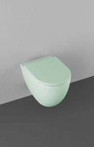 INFINITY miska WC wisząca, Rimless, 36,5x53cm, mint
