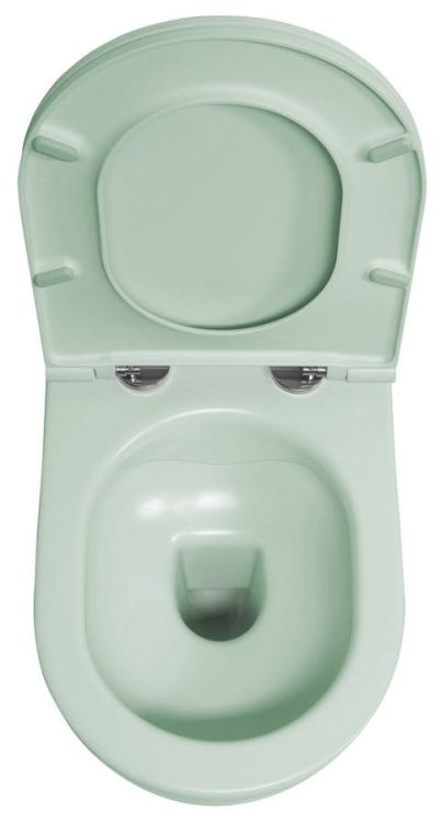 INFINITY miska WC wisząca, Rimless, 36,5x53cm, mint