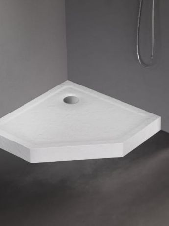 Przejdź do produktu BRODZIK MILD STONE PIĘCIOKĄTNY BIAŁY AKRYLOWY 90x90x11,5