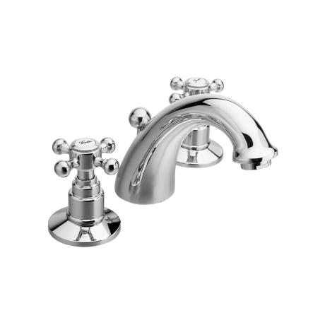 Przejdź do produktu Bateria Retro umywalkowa 3-otworowa Reitano Atea R302 chrom