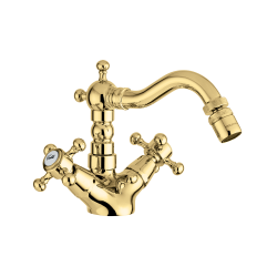 Bateria Retro bidetowa wysoka złoty Reitano Atea R338