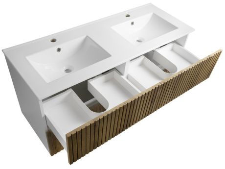 Przejdź do produktu PANEDA STRIP szafka umywalkowa 119x55x45,2cm, dąb emporio