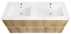 PANEDA STRIP szafka umywalkowa 119x55x45,2cm, dąb emporio