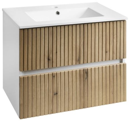 Przejdź do produktu PANEDA STRIP szafka umywalkowa 69,5x55x45,2cm, dąb emporio