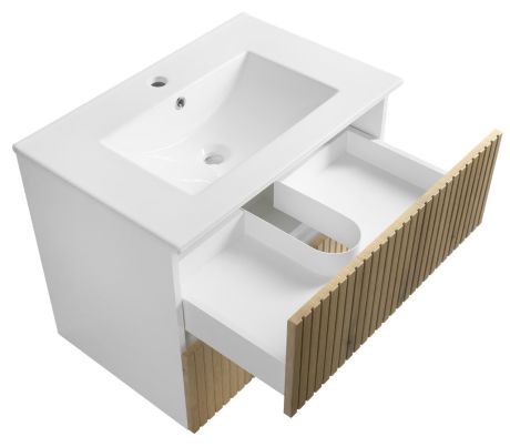 Przejdź do produktu PANEDA STRIP szafka umywalkowa 69,5x55x45,2cm, dąb emporio