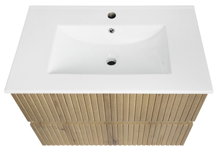 PANEDA STRIP szafka umywalkowa 74,5x55x45,2cm, dąb emporio