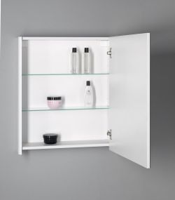 DENEB szafka z lustrem, 60x70x18cm, biały mat
