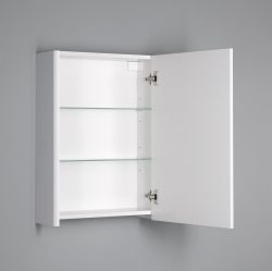 DENEB szafka z lustrem, 50x70x18cm, biały mat