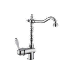 Bateria umywalkowa Retro z korkiem automatycznym Giulini Praga 7527 chrom