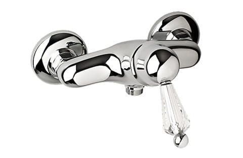 Bateria prysznicowa Retro solo, z uchwytem Swarovskiego Giulini Harmony 9508/S chrom