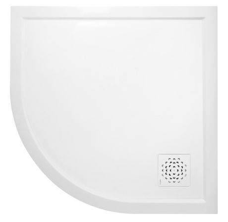 Przejdź do produktu XENA brodzik prysznicowy kompozytowy, ćwierćokrąg 90x90cm, R550, biały