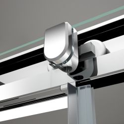 EASY kabina prysznicowa półokrągła 900x900mm, szkło czyste