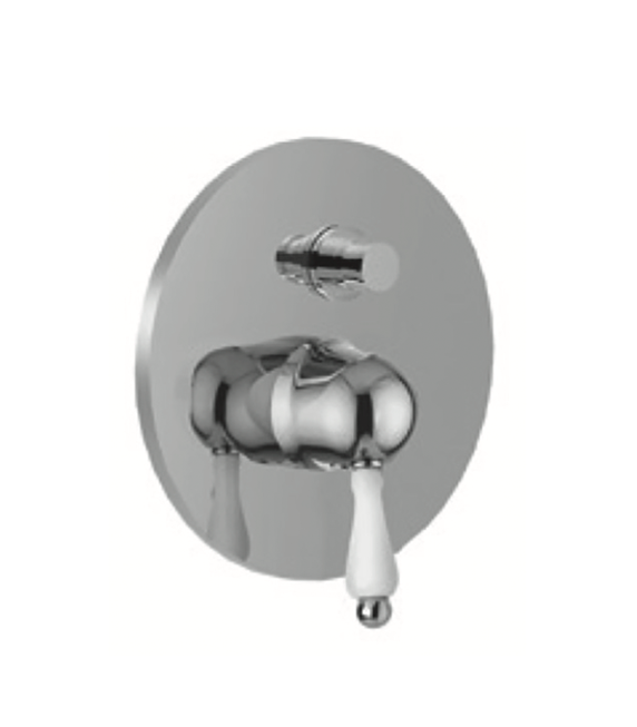Bateria prysznicowa podtynkowa Retro z przełącznikiem Giulini Harmony 9563 chrom