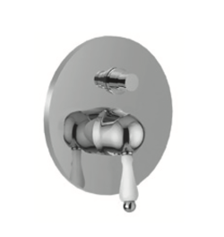 Bateria prysznicowa podtynkowa Retro z przełącznikiem Giulini Harmony 9563 chrom