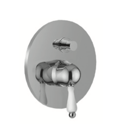 Przejdź do produktu Bateria prysznicowa podtynkowa Retro z przełącznikiem Giulini Harmony 9563 chrom