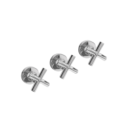 Bateria natryskowa Retro podtynkowa z przełącznikiem dwudrożnym Giulini G3 7616W2 chrom