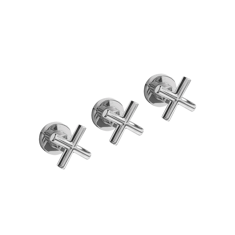 Bateria natryskowa Retro podtynkowa z przełącznikiem dwudrożnym Giulini G3 7616W2 chrom