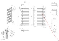 grzejnik 50x119 cm stal nierdzewna rysunek techniczny.JPG