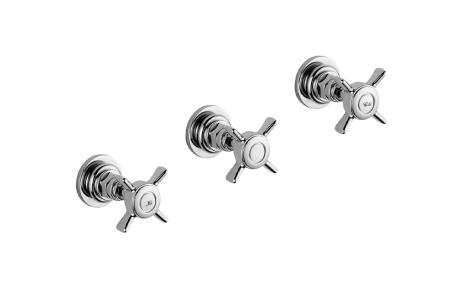 Przejdź do produktu Bateria prysznicowa podtynkowa Retro z przełącznikiem dwudrożnym Giulini G5 7916W2 chrom