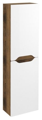 Przejdź do produktu WAVE szafka wysoka 40x140x20cm, biała/dąb collingwood