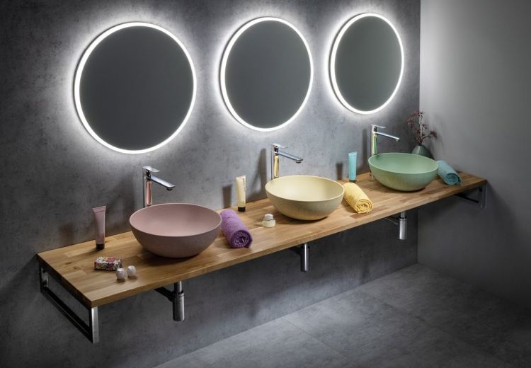VISO okrągłe lustro z oświetleniem LED, średnica 50cm