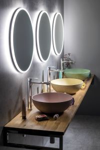 VISO okrągłe lustro z oświetleniem LED, średnica 50cm