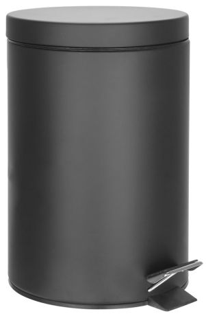 Przejdź do produktu SIMPLE LINE kosz na śmieci okrągły 12l, czarny mat