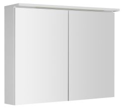 KAWA STRIP szafka z lustrem, oświetlenie LED 90x70x22cm, biały