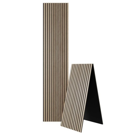 Przejdź do produktu DELUXE panel akustyczny 2400x520x18mm dąb/czarny