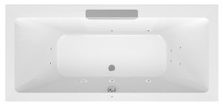 Przejdź do produktu CASCATA wanna z hydromasażem, 185x85x45cm, kaskada ze stali nierdzewnej, Active Hydro, chrom