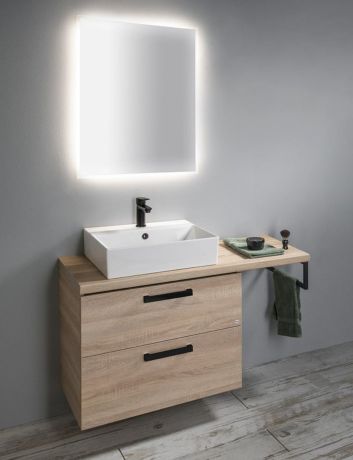 Przejdź do produktu SISTEMA umywalka ceramicza 50x42cm, biała