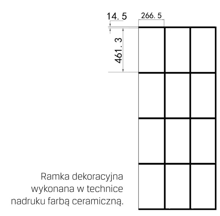 kabina w kratkę rama industrialna kabina prysznicowa wymiary krat ramek.JPG