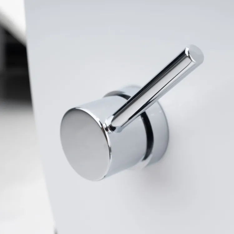 Miska WC myjąca bezkołnierzowa wisząca 50x36 cm Trend z deską WC TR2239 biały połysk - bateria sterująca funkcją bidetu