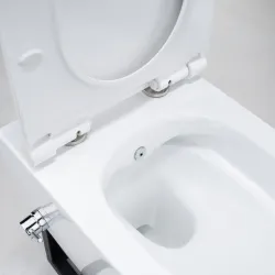 Miska myjąca WC 50x36 cm Trend z deską WC wolnoopadającą TR2239 - dysza myjąca