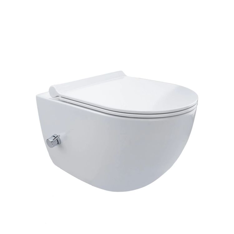 Miska myjąca WC 50x36 cm Trend z deską WC wolnoopadającą TR2239