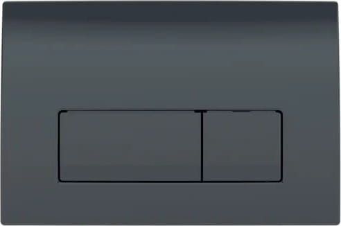 Przycisk spłukujący Delta50 czarny połysk