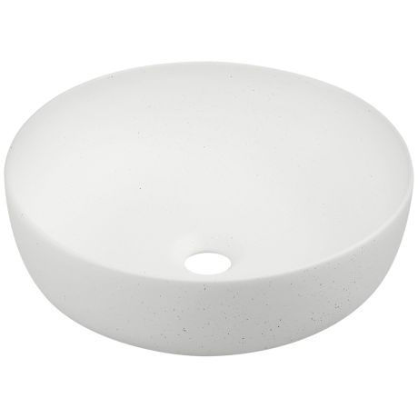 Przejdź do produktu Umywalka nablatowa okrągła 41,5 cm z teksturą kamienia Kerra KR-98STONE