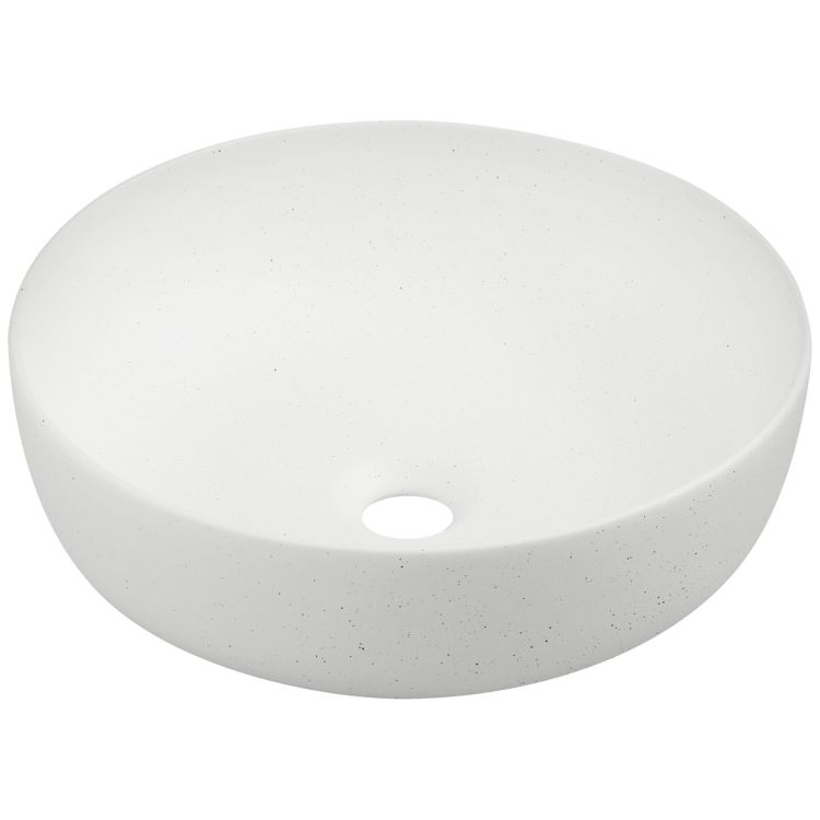 Umywalka nablatowa okrągła 41,5 cm z teksturą kamienia Kerra KR-98STONE