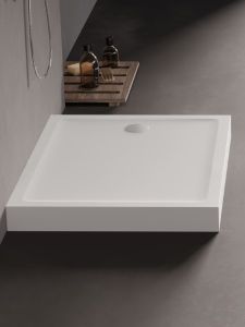 BRODZIK MILD PROSTOKĄTNY BIAŁY AKRYLOWY 90x120x11,5