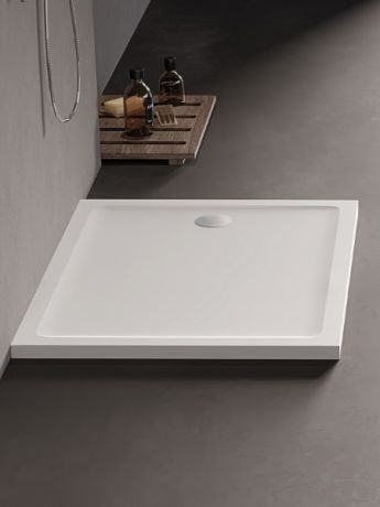 Przejdź do produktu BRODZIK MILD PROSTOKĄTNY BIAŁY AKRYLOWY 90x110x4,5