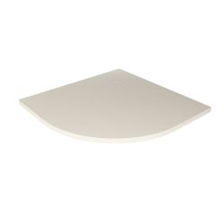 BRODZIK NEX SHADE PÓŁOKRĄGŁY BEŻOWY - STRUKTURA KONGLOMERATOWY 90x90x3,5