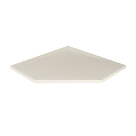 Przejdź do produktu BRODZIK NEX SHADE PIĘCIOKĄTNY BEŻOWY - STRUKTURA KONGLOMERATOWY 90x90x3,5