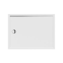 BRODZIK NEW CANTARE PROSTOKĄTNY BIAŁY AKRYLOWY 90x80x4,5