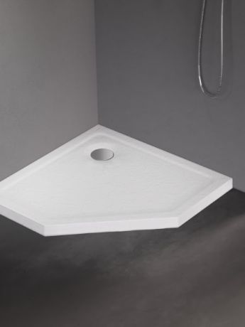 Przejdź do produktu BRODZIK MILD STONE PIĘCIOKĄTNY BIAŁY AKRYLOWY 90x90x4,5