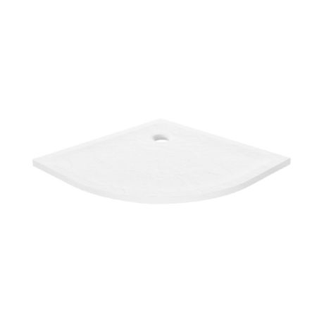 Przejdź do produktu BRODZIK MILD STONE PÓŁOKRĄGŁY BIAŁY AKRYLOWY 90x90x4,5